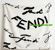 Fendi Handwritten Signature Flannel Throw Blanket IMG_9616